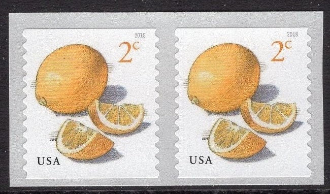 100 MEYERS LEMON 2c 12 Strips of 8 + 1 Strip of 4 - FRUIT