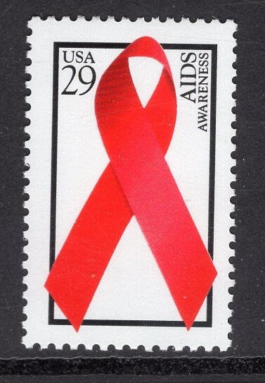 10 AIDS AWARENESS Ribbon