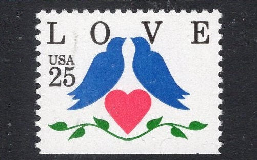 10 LOVE BIRDS HEART USA
