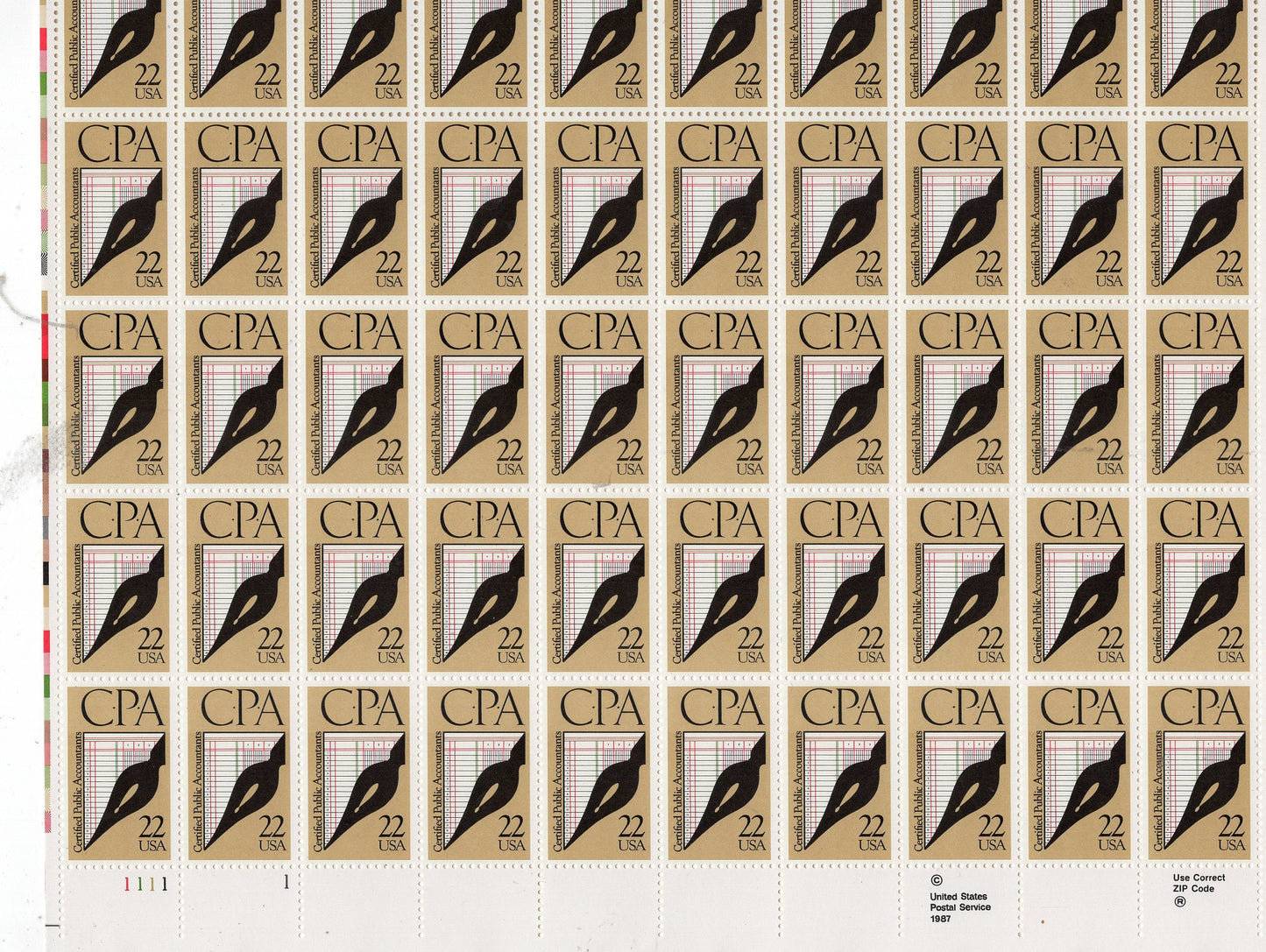 CPA ACCOUNTANT SHEET of 50 Ledger