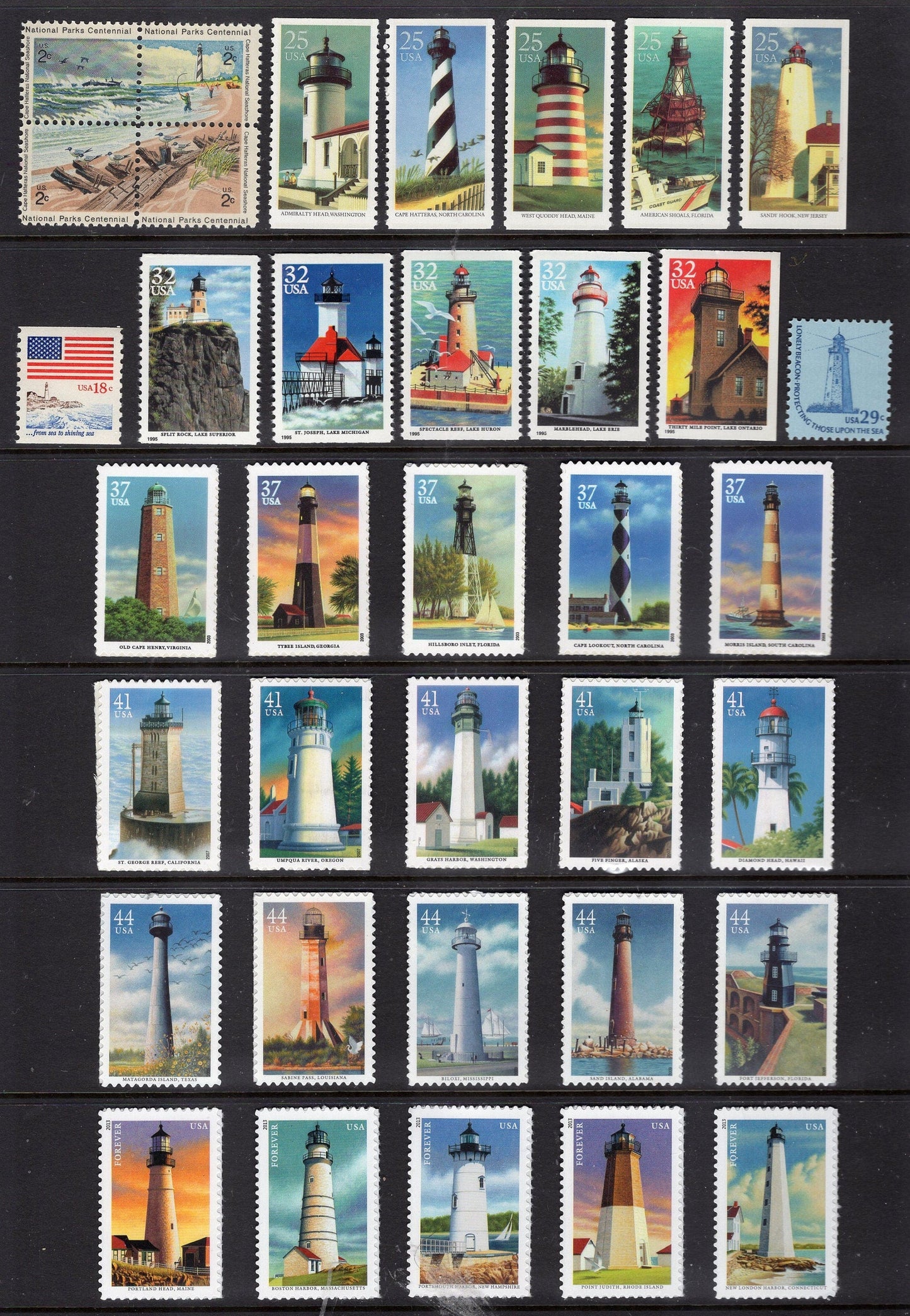 41v LIGHTHOUSES COMPLETE Collection of Lighthouse
