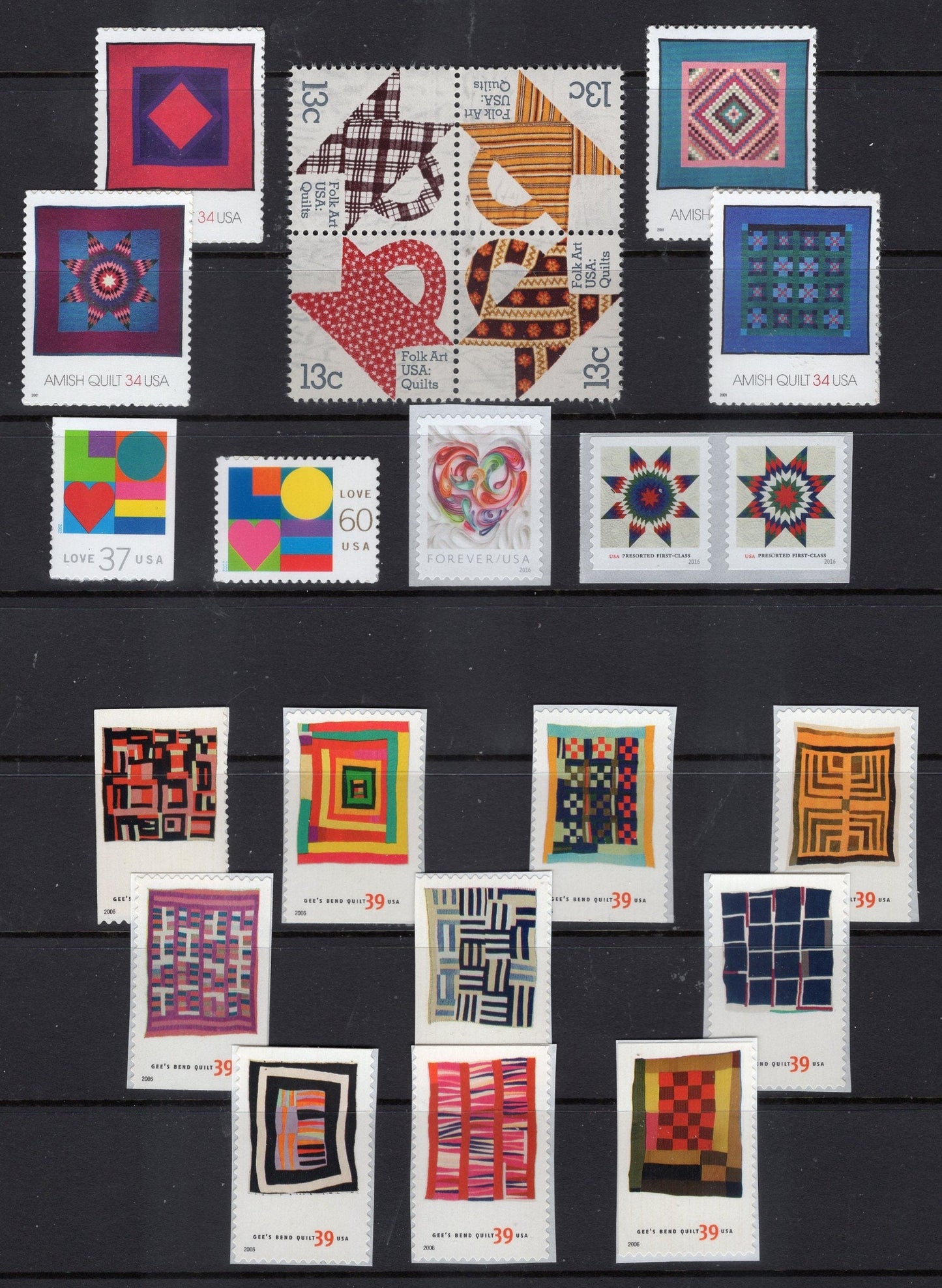 23 QUILT - COMPLETE Collection of American inc Gee's Bend