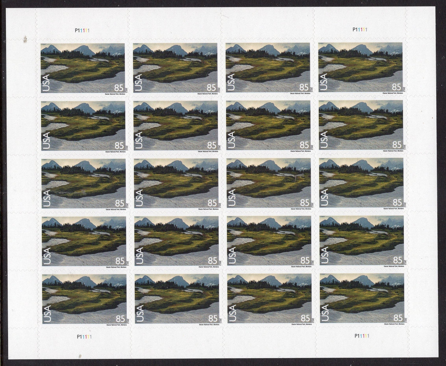 GLACIER NATIONAL Park MONTANA 85c Self-adhesive High Value