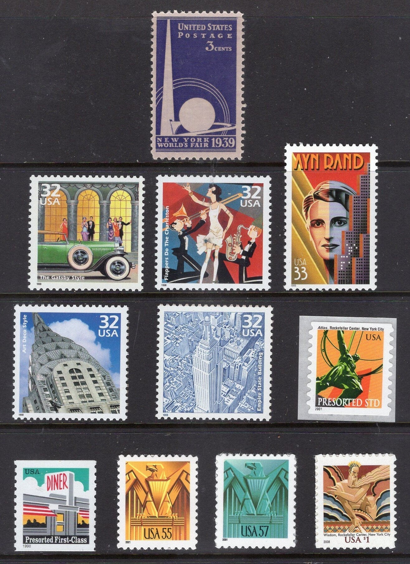 ART DECO and RELATED Collection of 11