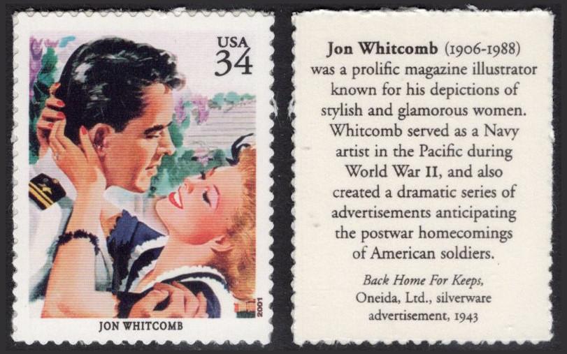 4 Jon WHITCOMB - BACK HOME for Keeps - World War - Art Artists - 19 Additional Illustrators