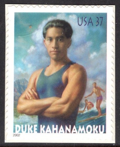 5 HAWAII SURFER Duke Kahanamoku Waikiki Beach