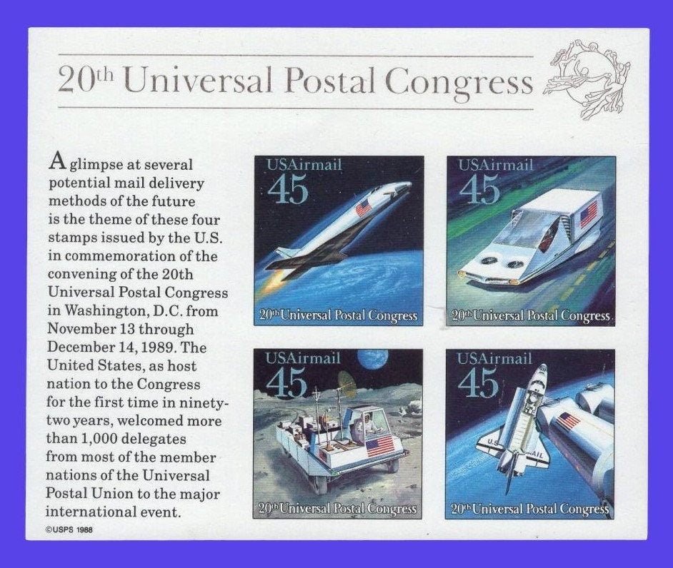 FUTURE MAIL Delivery Sheet of 4