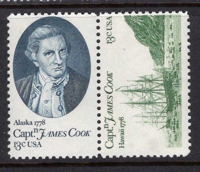CAPTAIN COOK Arrives in HAWAII Ships 6 Pairs (12 )