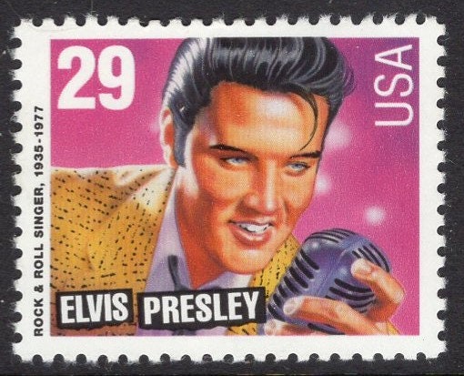 2 ELVIS PRESLEY - far scarcer than which only have ELVIS on them