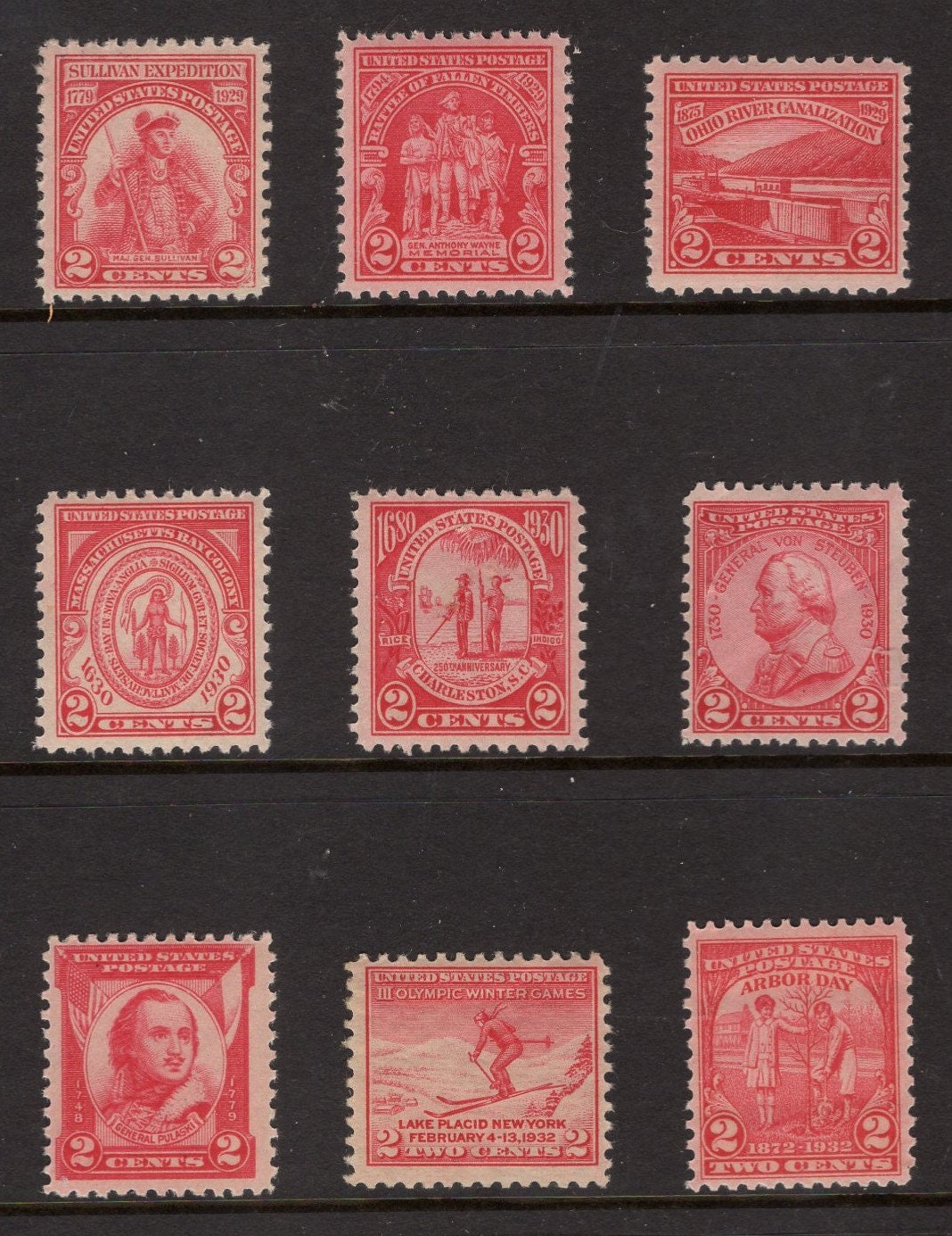 9 2c RED VINTAGE