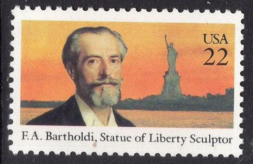 10 BARTHOLDI Statue of Liberty Sculptor