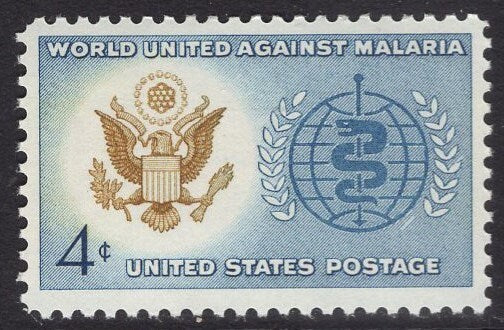 20 MALARIA EAGLE Eradication Globe SNAKE