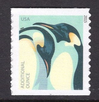 5 HAPPY PENGUINS USA 22c NVI