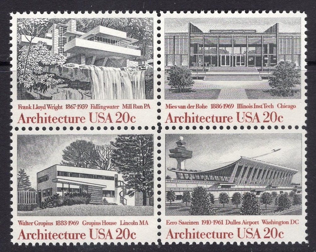 16 Architecture inc Wright Gropius Saarinen van der Rohe