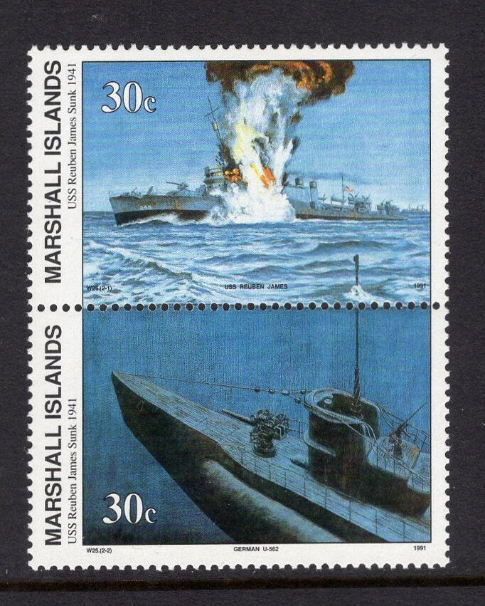 2 SUBMARINE U-BOAT World War II from Marshall Islands