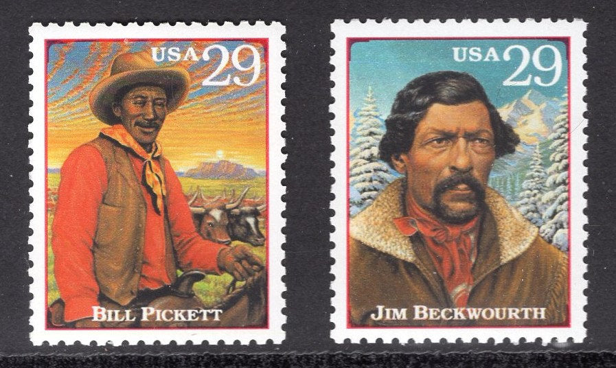 2 BLACK AMERICANS from LEGENDS of the West Issue