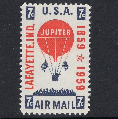 20 BALLOON BALLOONING JUPITER of 1859 Flag 7c