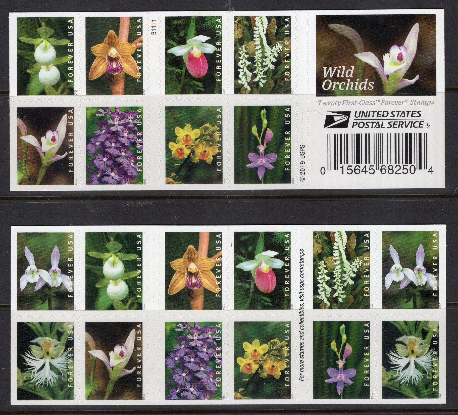 20 ORCHIDS FOREVER in Booklet