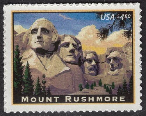 MOUNT RUSHMORE AMERICAN Landmark Priority Mail
