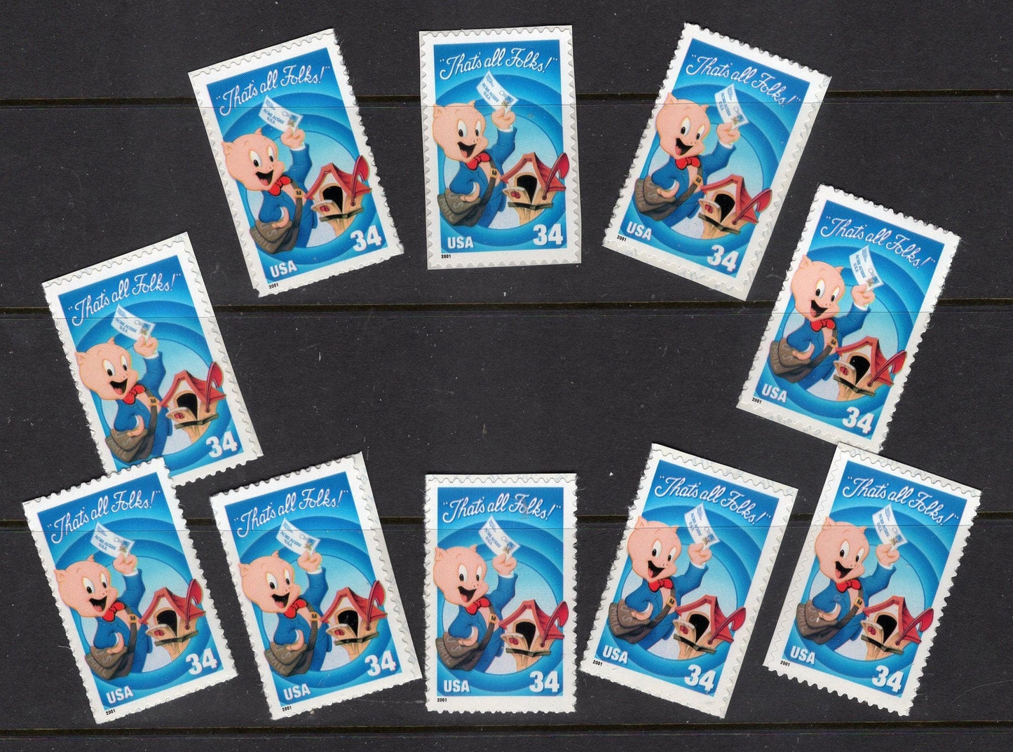 10 PORKY PIG LOONEY Tunes Mailbox