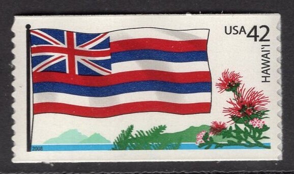 HAWAII FLAG Ohia Lehua Flowers