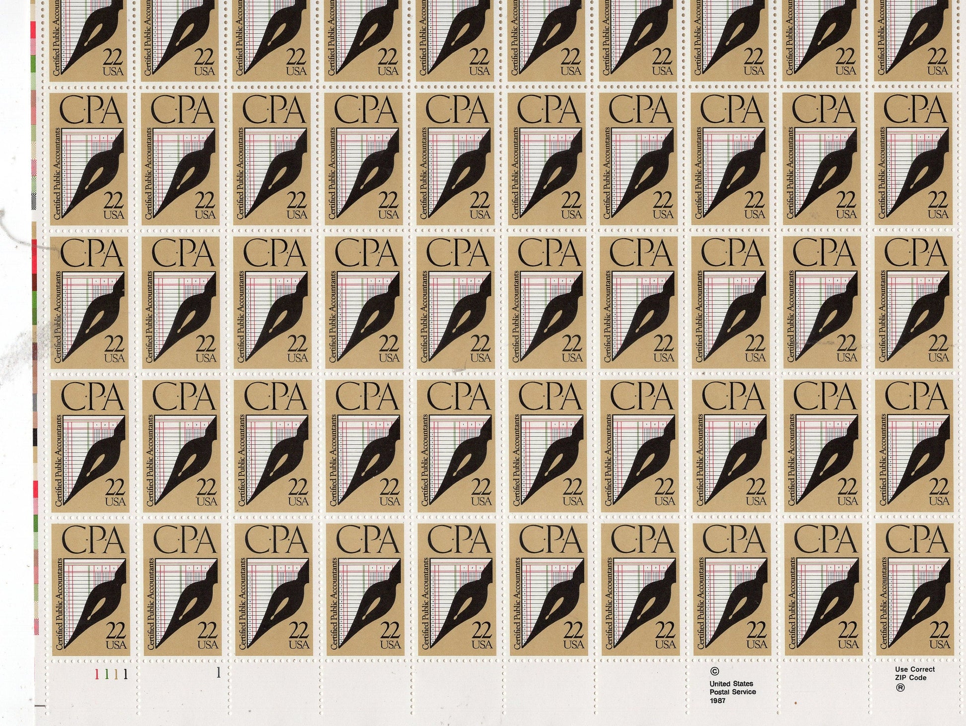 CPA ACCOUNTANT SHEET of 50 Ledger