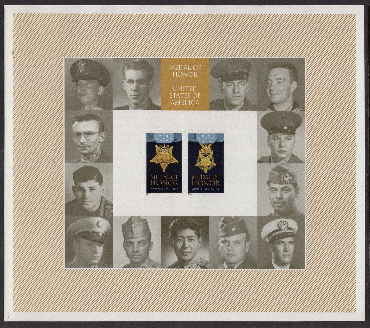 MEDAL of HONOR KOREAN War Recipients Post Office Issued Folio w/ 20, Names