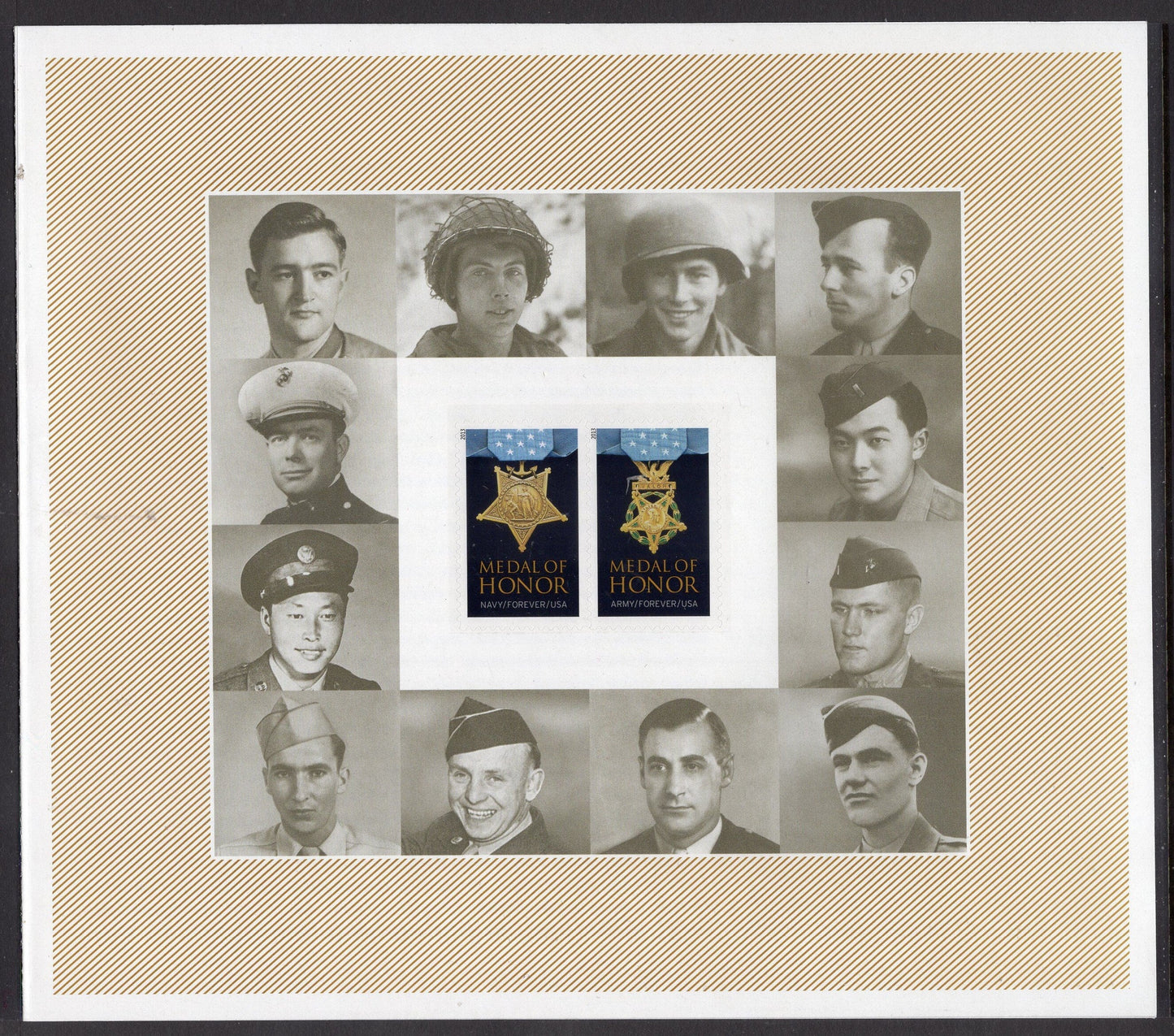 MEDAL of HONOR WORLD War 2 Recipients Post Office Issued Folio w/20, Names