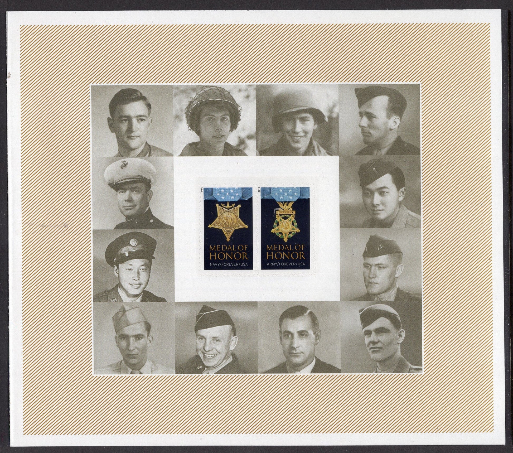 MEDAL of HONOR WORLD War 2 Recipients Post Office Issued Folio w/20, Names