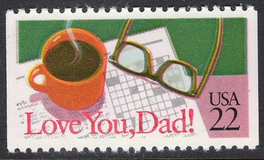 5 LOVE YOU DAD Father Coffee Glasses