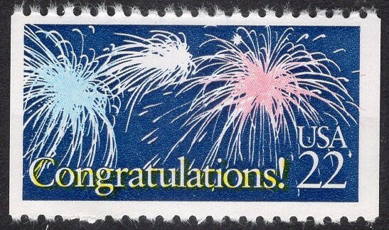 5 FIREWORKS CONGRATULATIONS NIGHT Sky