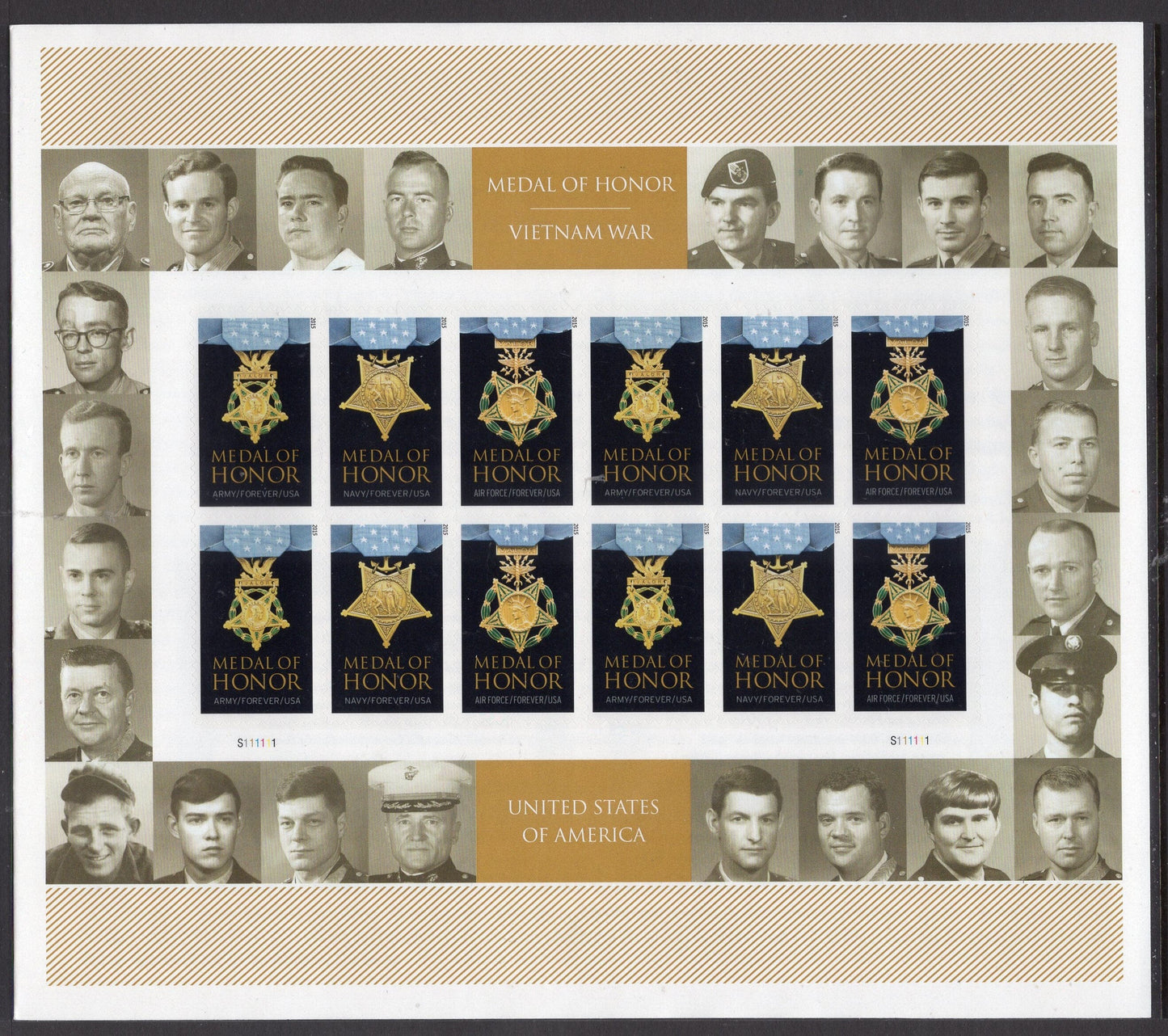 MEDAL of HONOR VIET Nam War Recipients Post Office Issued Folio w/ 24, Names