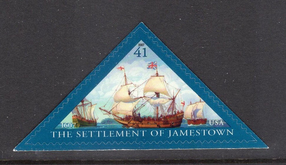 5 JAMESTOWN SETTLEMENT ANNIVERSARY Triangle w/ Three Sailing Ships Godspeed Discovery Susan