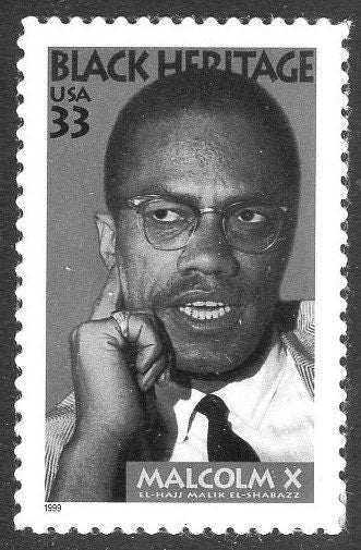 4 MALCOLM X CIVIL Rights Activist Black Heritage Muslim Minister