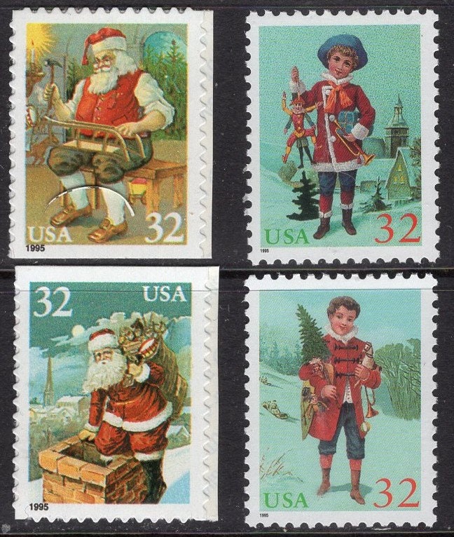 10 SANTA CLAUS CHRISTMAS Themes Chimney Sled Tree Jack