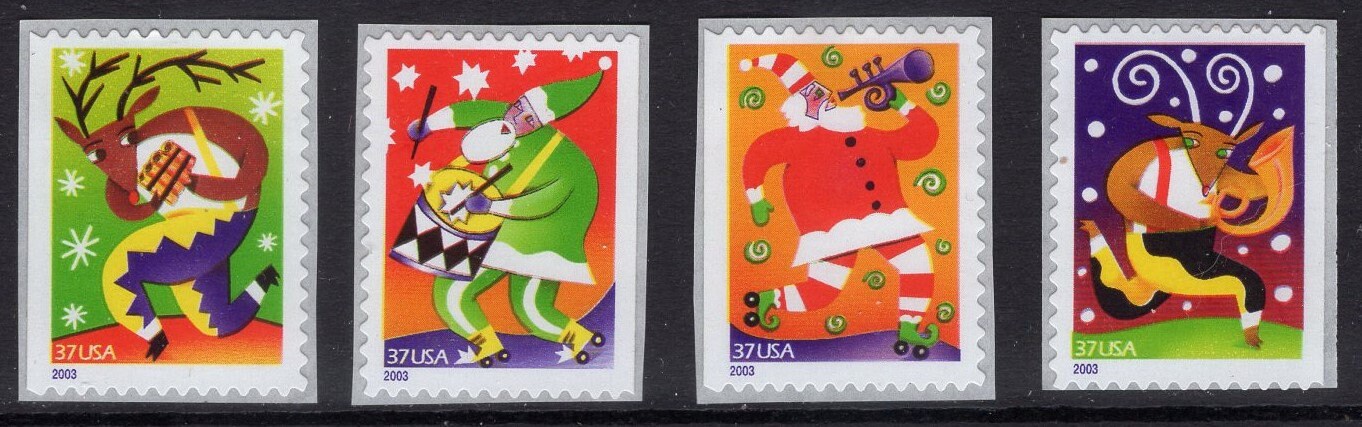 8 CHRISTMAS MUSIC MAKERS Holidays Assorted Artful Jolly Designs