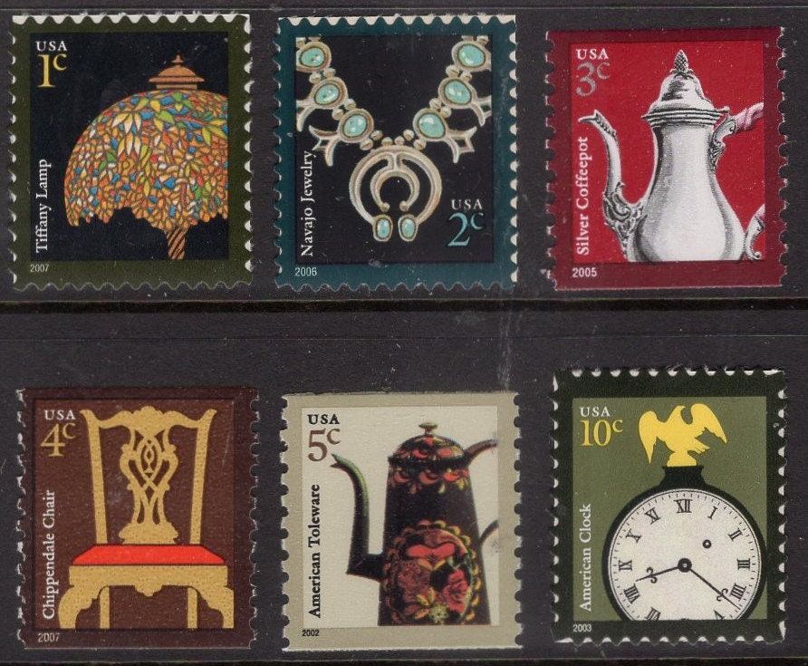 12 AMERICAN CLASSIC DESIGN 2 Each Tiffany Navajo Silver Coffeepot Chippendale Toleware Colonial Clock