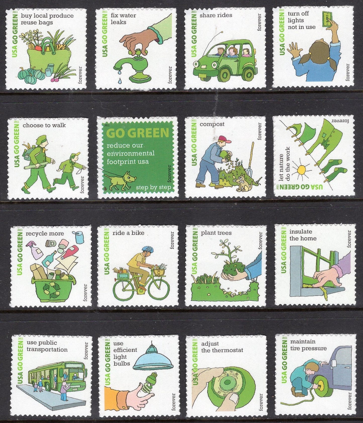 12 GO GREEN ECOLOGY Different Environment Protection 12