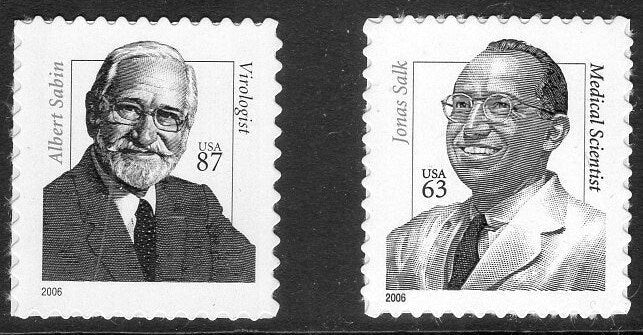 Jonas SALK, Albert SABIN POLIO Vaccine Creators Science Biology Medicine - 34