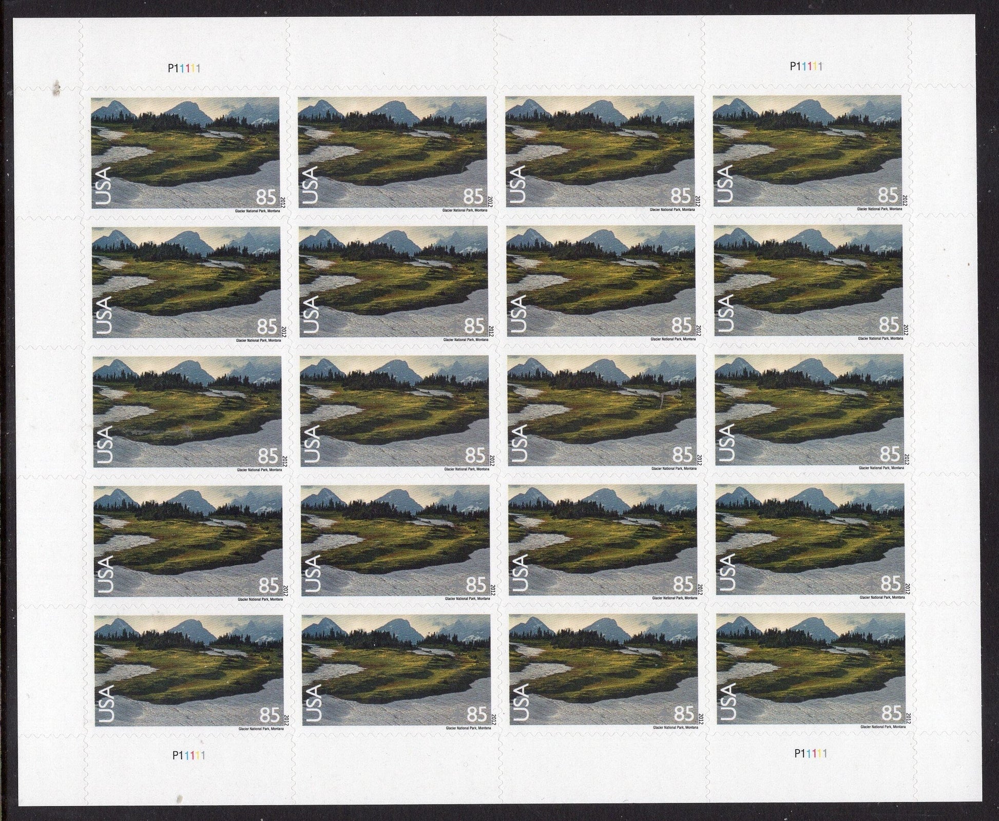 GLACIER NATIONAL Park MONTANA 85c Self-adhesive High Value