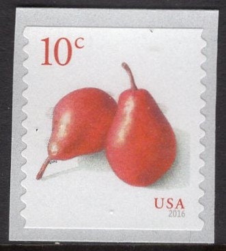 100 PEARS 10c 12 Strips of 8 + 1 Strip of 4 - FRUIT