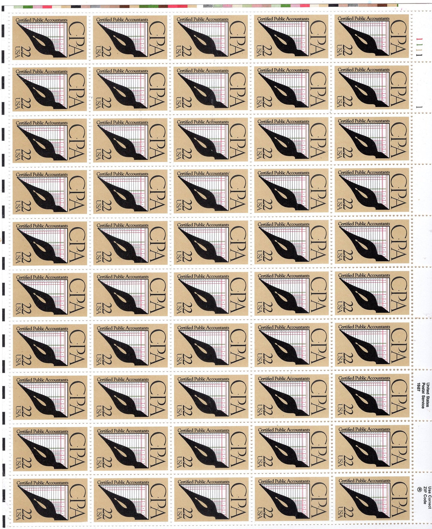 CPA ACCOUNTANT 10 or SHEET of 50