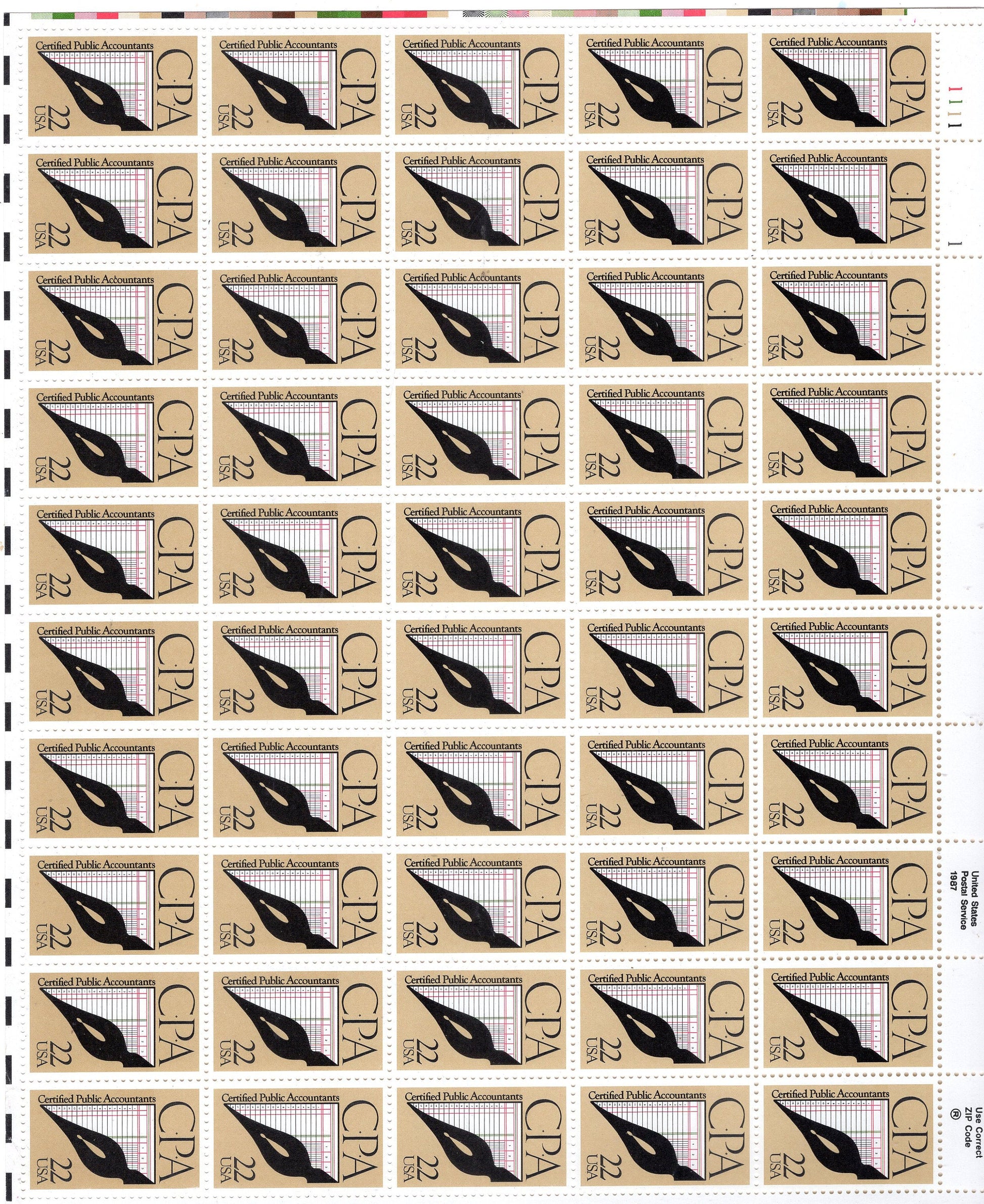 CPA ACCOUNTANT 10 or SHEET of 50