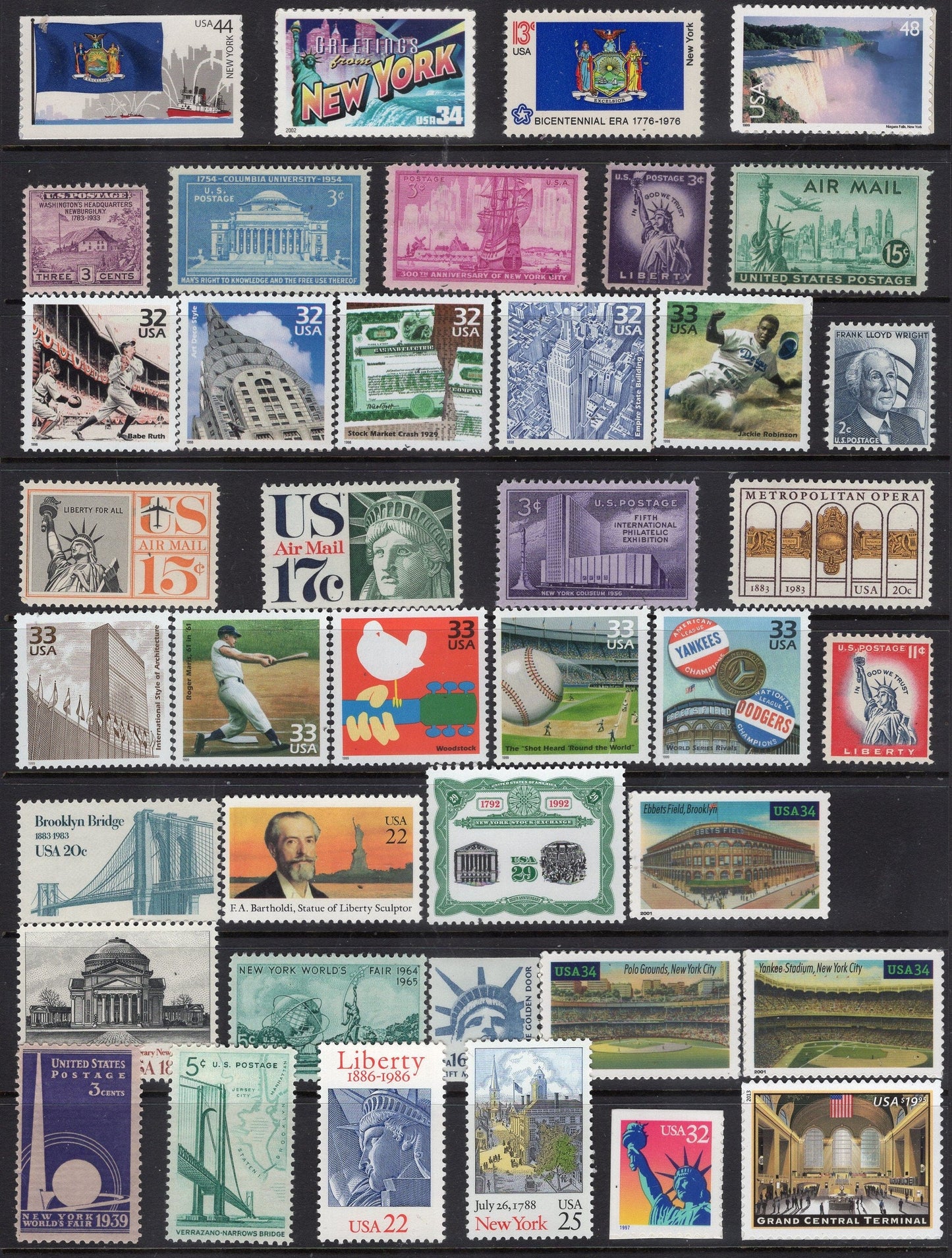 NEW YORK City and State Collection of 40