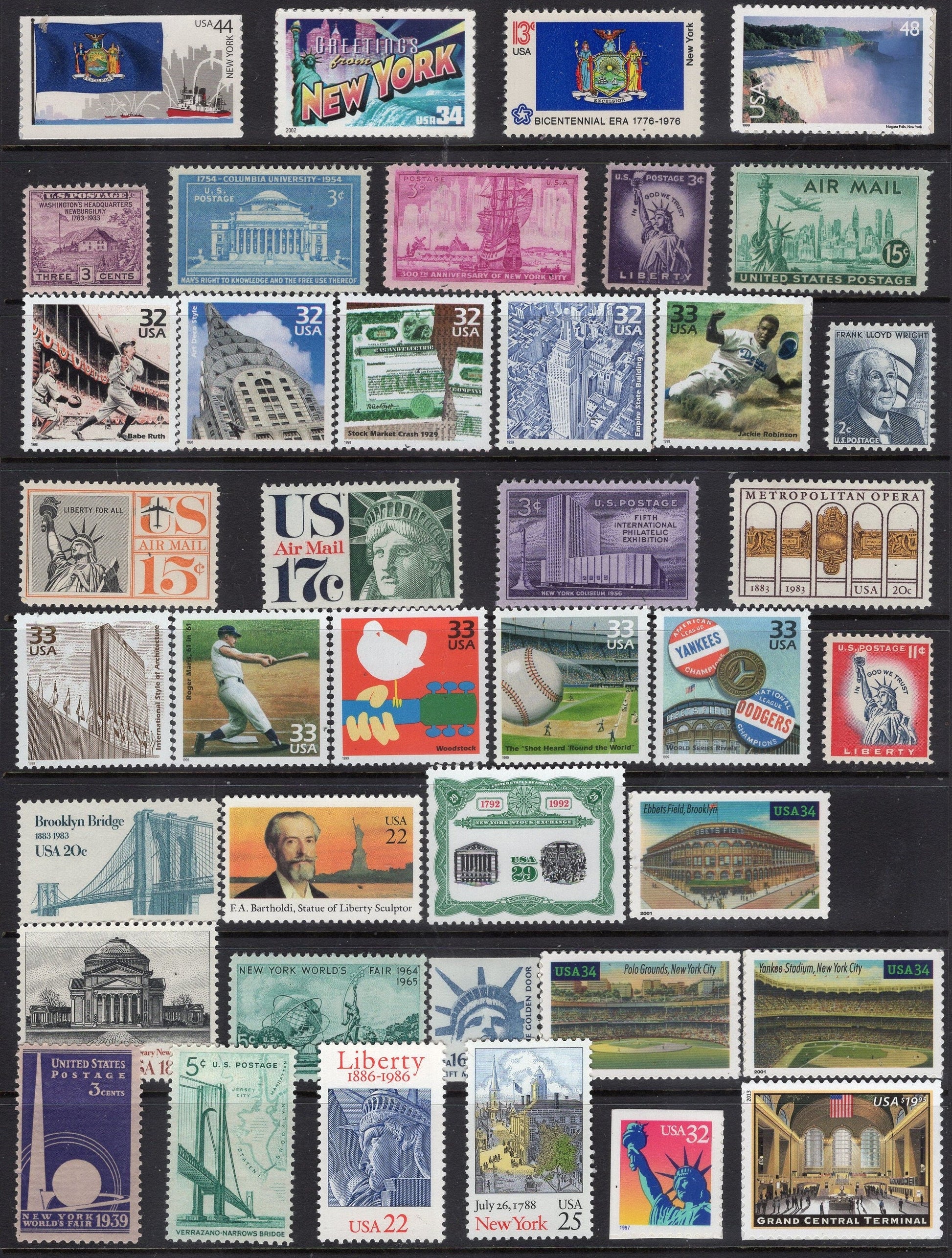 NEW YORK City and State Collection of 40