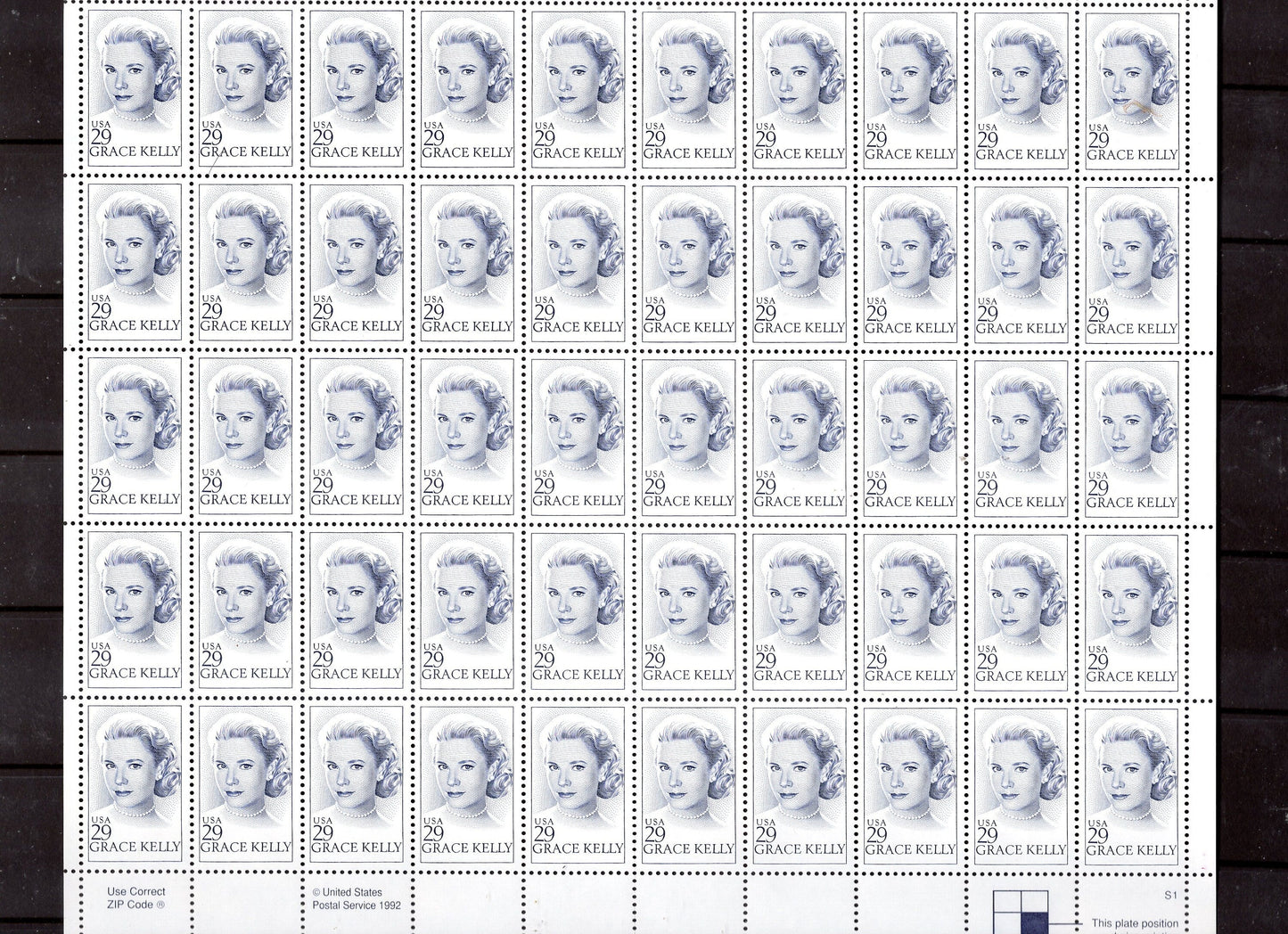 GRACE KELLY PRINCESS of Monaco Actress Sheet is Complete - but