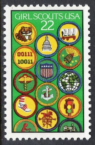 25 GIRL SCOUTS - with 14 MERIT Badges