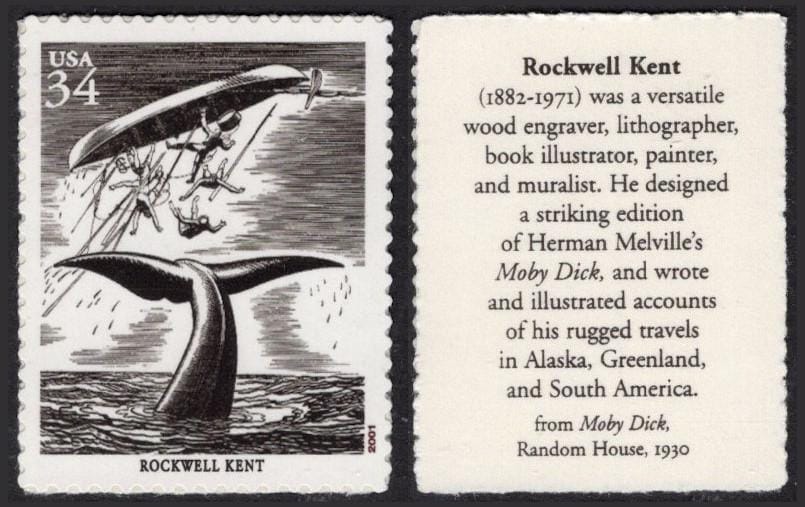 4 Rockwell KENT - MOBY DICK Melville Art Artist