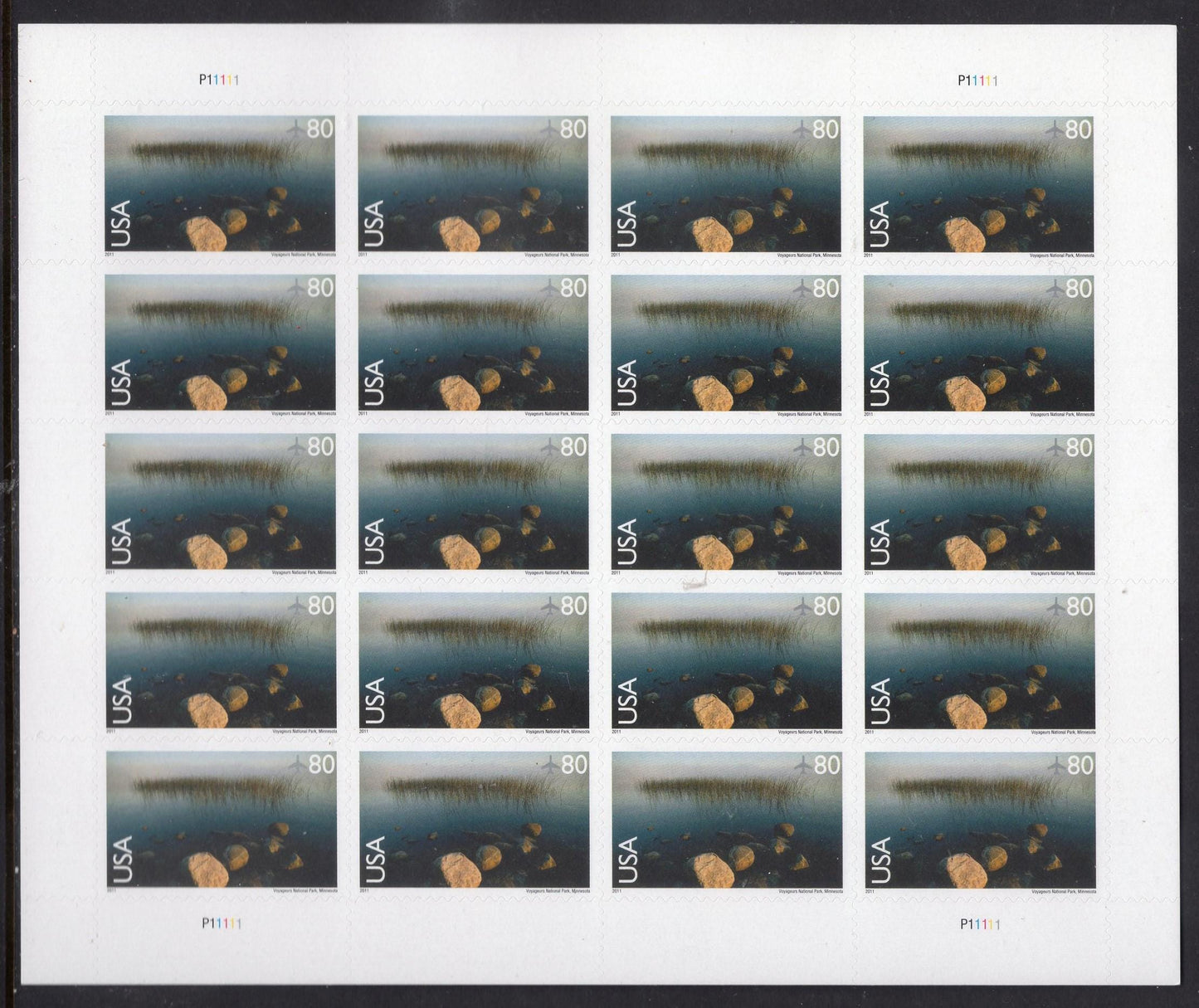 VOYAGEURS NATIONAL PARK, Minnesota Sheet of 20 Scenic Landscapes