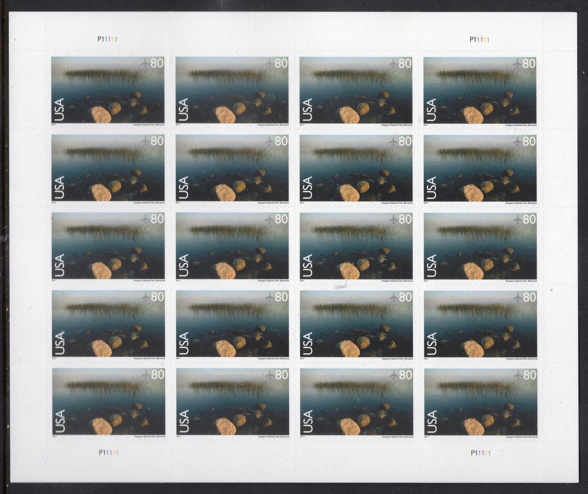 VOYAGEURS NATIONAL PARK, Minnesota Sheet of 20 Scenic Landscapes